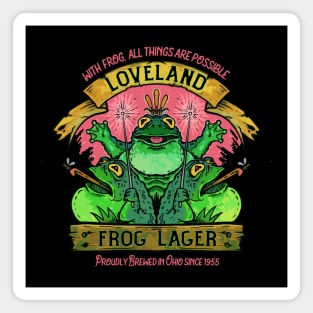 Loveland Frog Lager Magnet